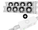 Heatfan 4 - radiatorventilator duo - wit + touch sensor