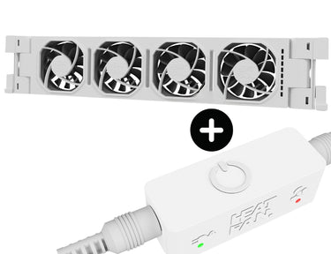 Heatfan 4 - radiatorventilator solo - wit + touch sensor