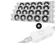 Heatfan 5 - radiatorventilator quattro - wit + touch sensor