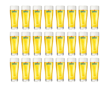Heineken ellipse glas (24x 25cl)