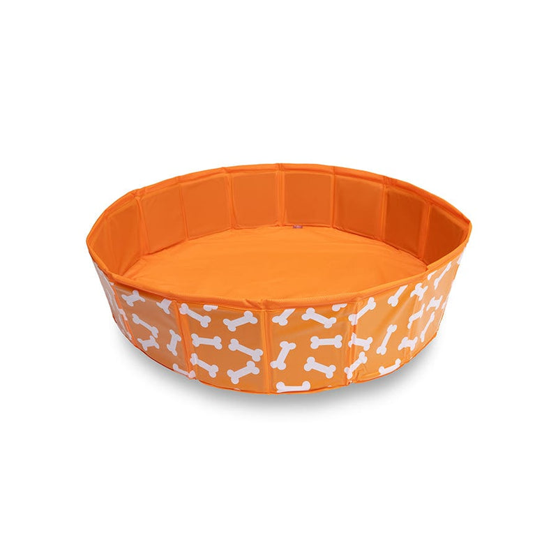 Afbeelding laden in galerijviewer, Bonebash | oranje honden zwembad ø 80 cm
