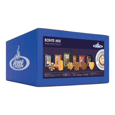 Hoppe koffiekoekjes bonte mix 6 soorten