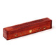 Mango hout wierookhouder doos zon, maan sterren