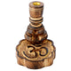 Om uitgesneden mangohout backflow wierookhouder