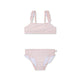 Sunset grid | oranje wit meisjes uv bikini