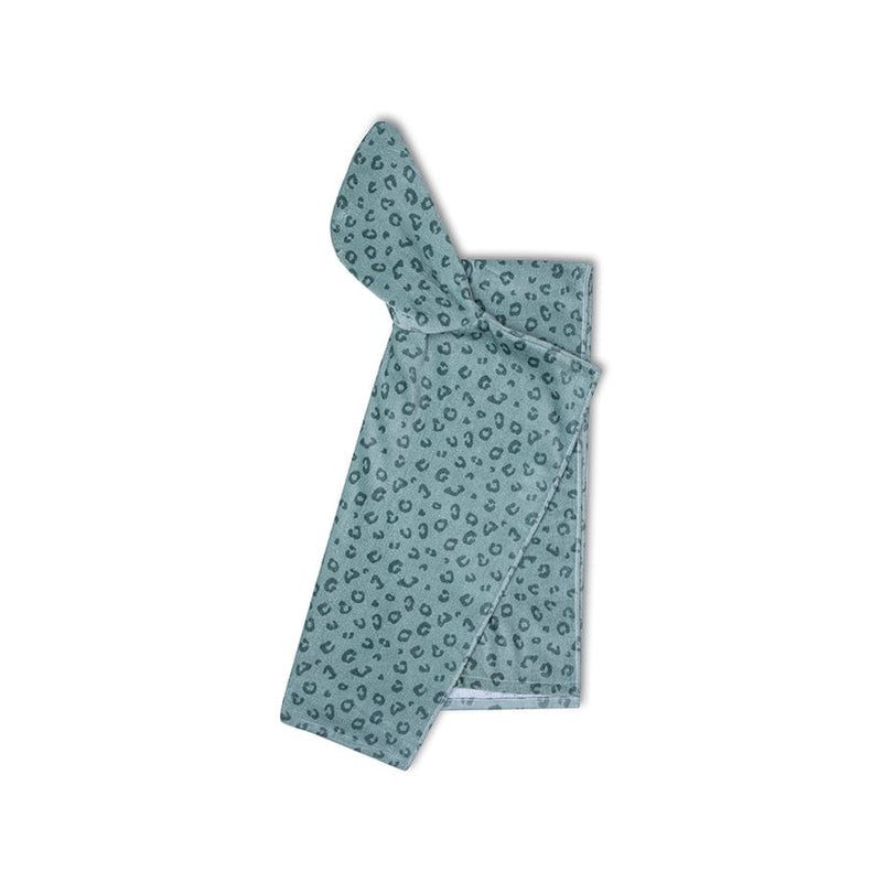 Afbeelding laden in galerijviewer, Leopard | groene strandponcho 65 x 65 cm
