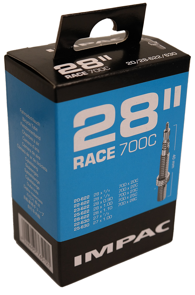 Afbeelding laden in galerijviewer, Impac Binnenband (by Schwalbe) SV28 Race, 28x1 ETRTO 20 28-622 630, Ventiel: Frans 40mm
