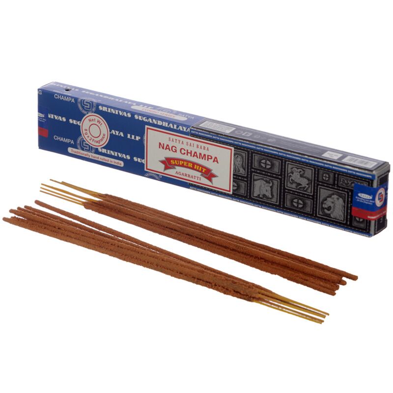 Afbeelding laden in galerijviewer, 01301 satya nag champa super hit wierook stokjes
