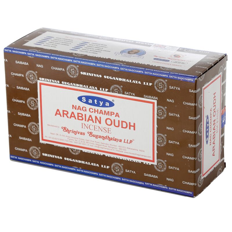 Afbeelding laden in galerijviewer, Abi 01343 arsche oudh - satya nag champa wierook stokjes

