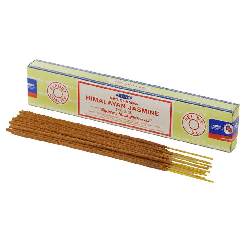 Afbeelding laden in galerijviewer, 01358 himalaya jasmijn - satya nag champa wierook stokjes
