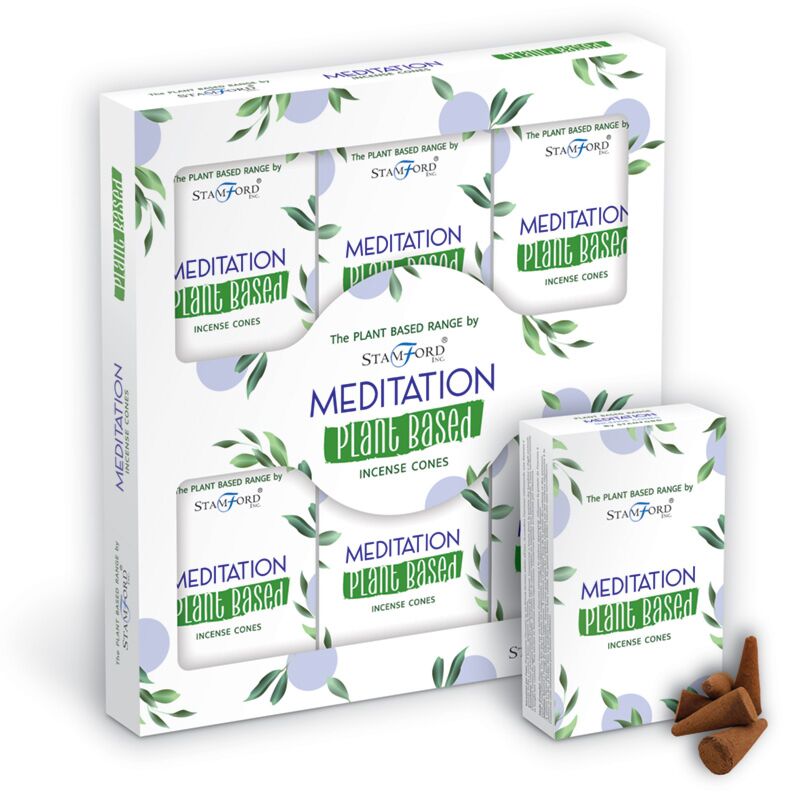 Afbeelding laden in galerijviewer, 46243 meditatie - stamford plantaardige wierook kegels
