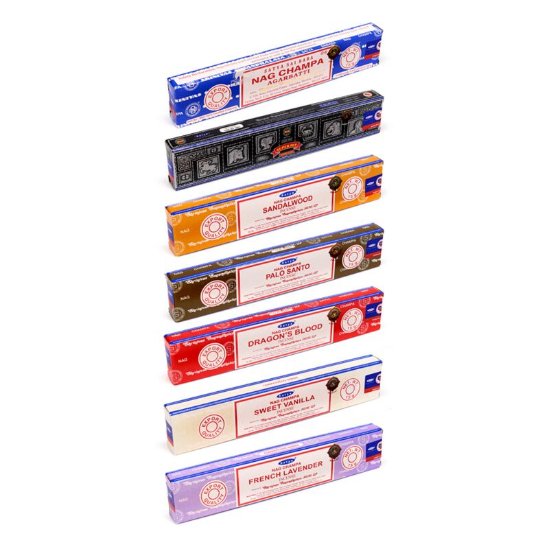 Afbeelding laden in galerijviewer, Satya nag champa gemgende wierook stokjes
