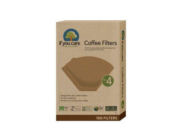 If you care koffiefilters - no. 4 - fsc - ongebleekt, chlorine-vrij papier - 100st.