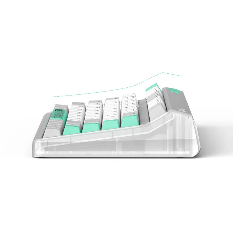 Afbeelding laden in galerijviewer, Iqunix og80 wormhole wireless mechanical keyboard
