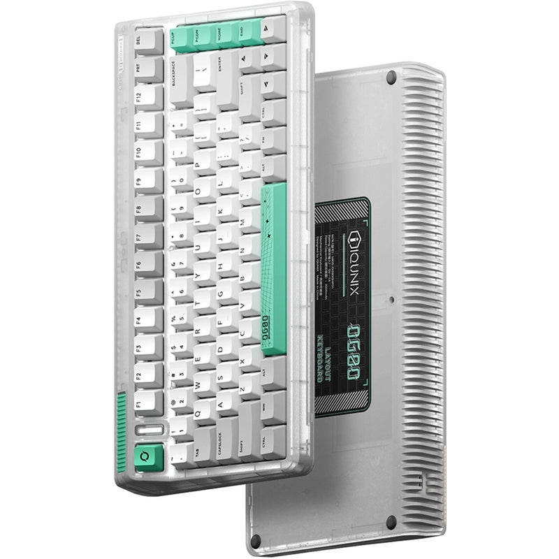 Afbeelding laden in galerijviewer, Iqunix og80 wormhole wireless mechanical keyboard
