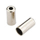 Jagwire end caps open - 5mm brake (crimp) - brass (200pcs) - chrome