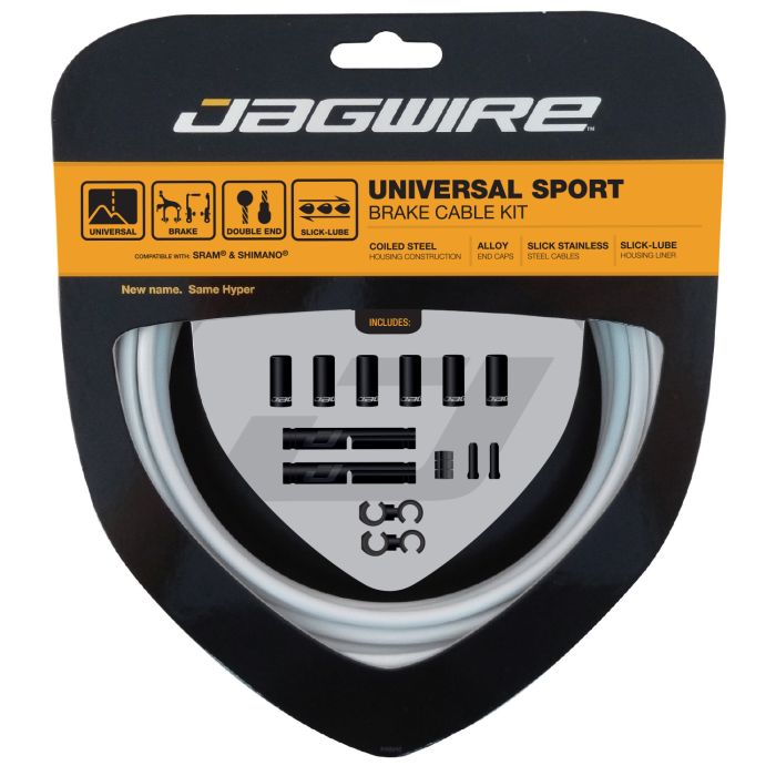 Afbeelding laden in galerijviewer, Jagwire universal sport brake kit - white
