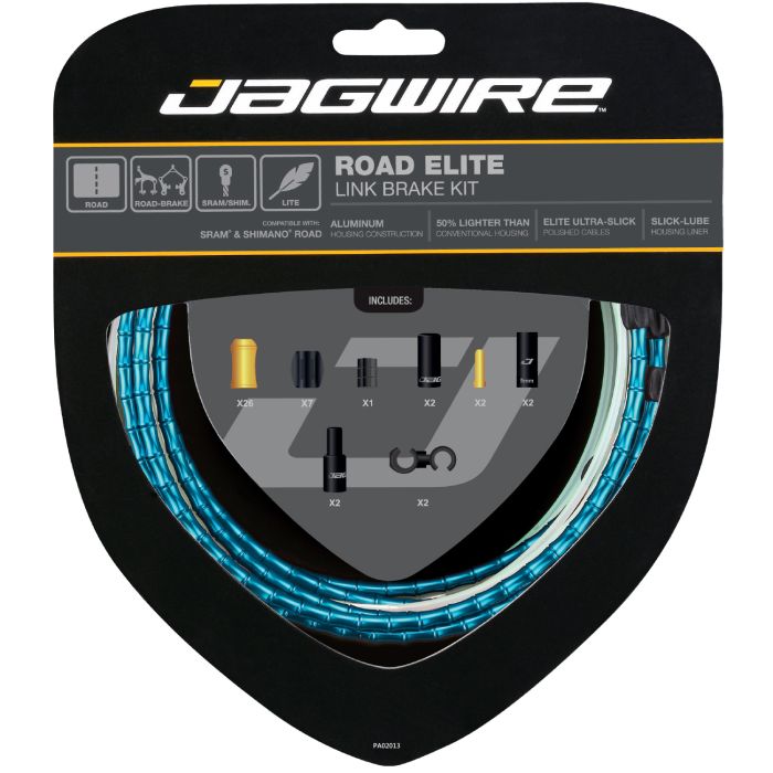 Afbeelding laden in galerijviewer, Jagwire road elite link brake kit - blue
