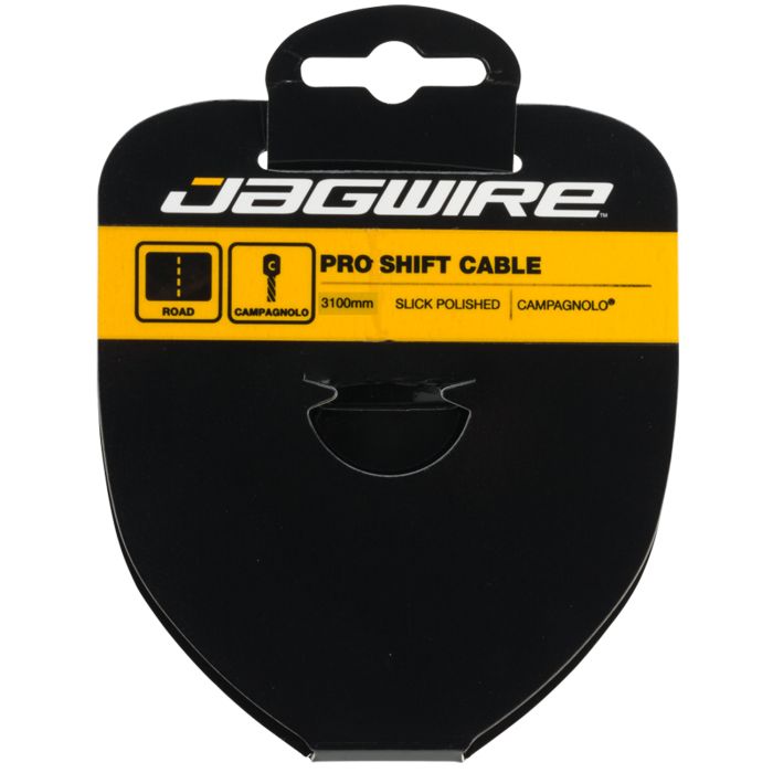 Afbeelding laden in galerijviewer, Jagwire shift cable - pro polished slick stainless - 1.1x3100mm - campagnolo
