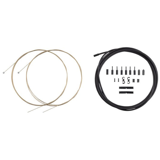 Jagwire pro shift 2-speed shift cable set | stealth black