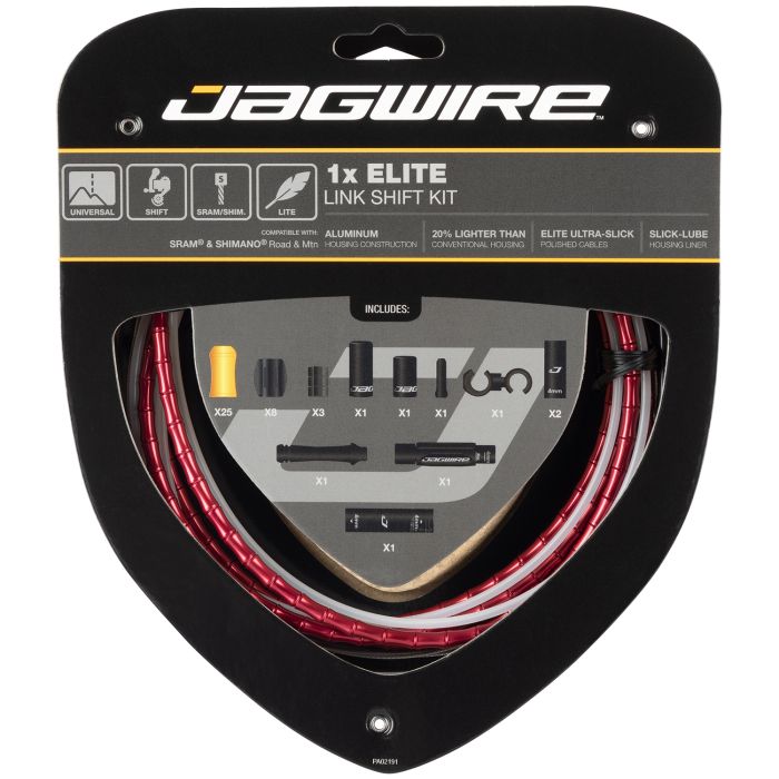 Afbeelding laden in galerijviewer, Jagwire 1x elite link shift kit - red
