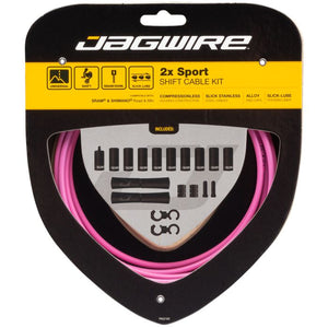 Jagwire 2x sport shift kit - pink