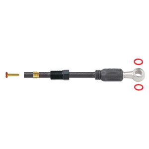 Jagwire sport mineral hydraulic hose kit - tektro banjo - black