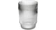 Hd vase stripe glass clear 16x16x22cm