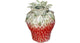 Hd vase stoneware red 11.5x11.5x15cm