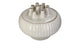 Hd vase stoneware white 36x36x30cm