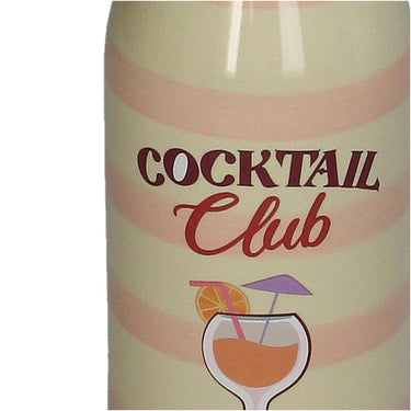 Kersten vaas cocktail fles aardewerk 6.5x6.5x24cm
