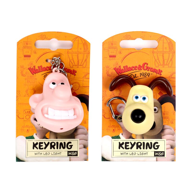 Afbeelding laden in galerijviewer, Wallace gromit led sleutelhanger
