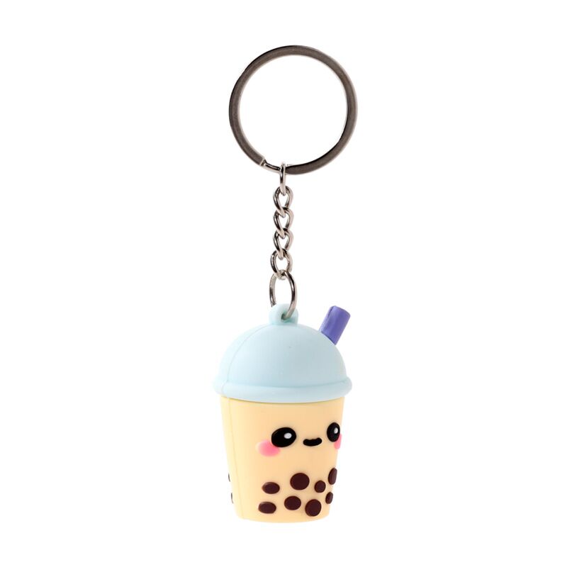 Afbeelding laden in galerijviewer, Boba de bubble tea foodiemals 3d pvc sleutelhanger
