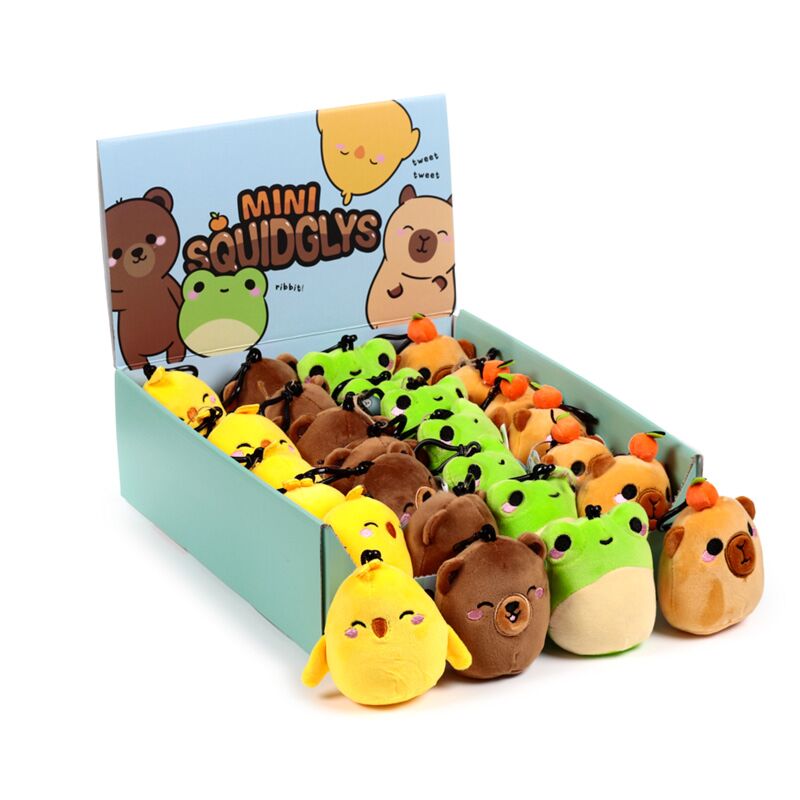 Afbeelding laden in galerijviewer, Squidglys adoramals mini sleutelhanger
