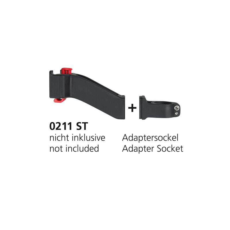Afbeelding laden in galerijviewer, Klickfix tasdeel adapter ahead - zwart
