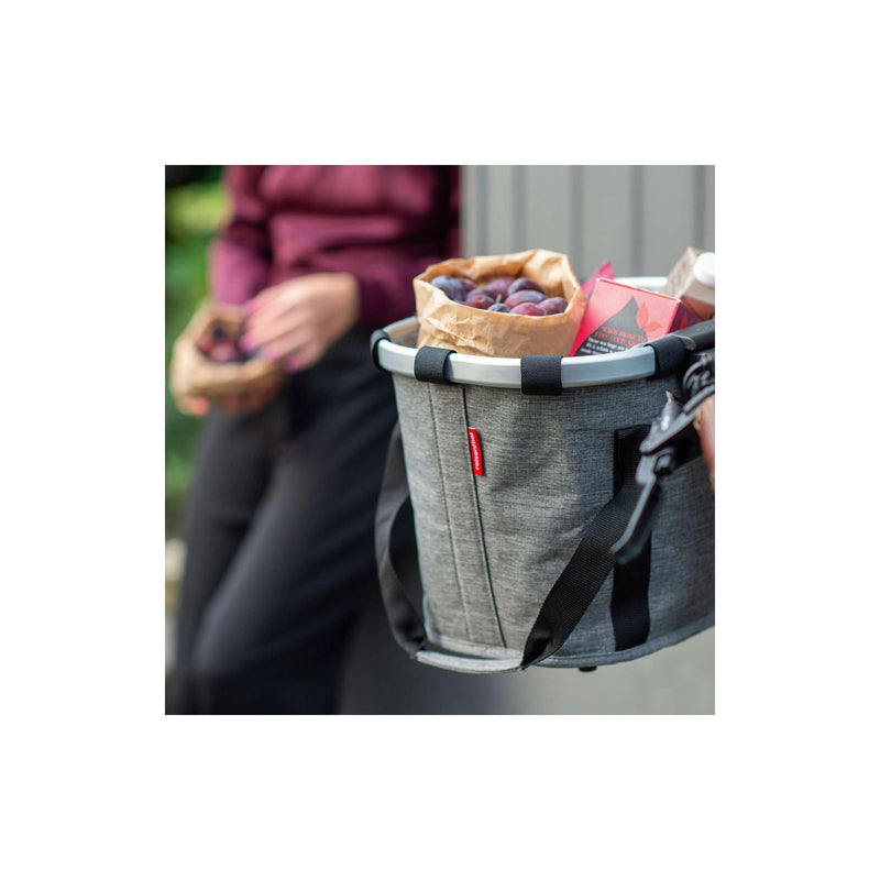 Afbeelding laden in galerijviewer, Reisenthel mand bikebasket shop.bag r k bikebasket twist sliver
