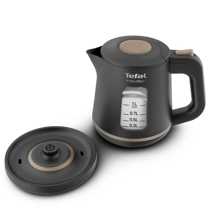 Afbeelding laden in galerijviewer, Tefal includeo waterkoker 1 liter 2400w draadloos zwart
