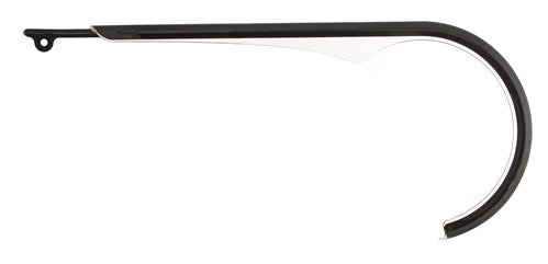 Afbeelding laden in galerijviewer, Herrmans kettingscherm slyde 38t icnl. tail piece - mat zwart
