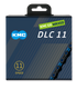 Kmc chain dlc 11 118l box waxed 11-speed black blue