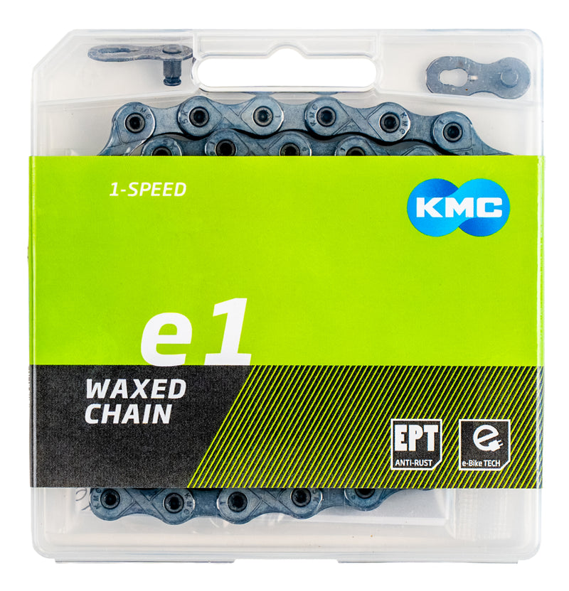 Afbeelding laden in galerijviewer, Kmc ketting e1 ept 110l single speed waxed zilver
