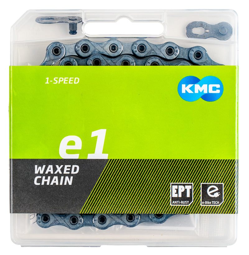 Afbeelding laden in galerijviewer, Kmc ketting e-bike singlespeed waxed 130 links e1 ept - 125883
