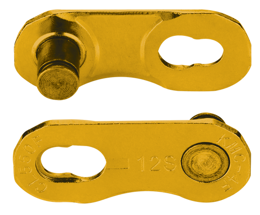 Kmc verschlussglied connector flatnr gold 2pcs card