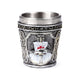 Middeleeuwse witte ridder borrelglaasje shot glas
