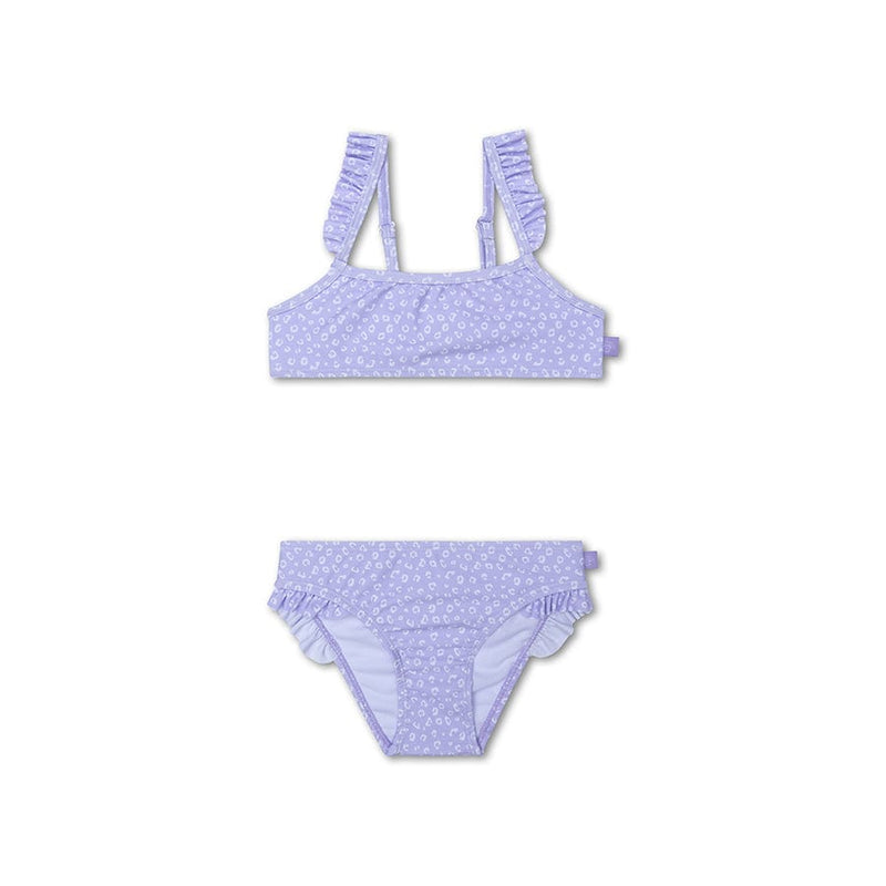 Afbeelding laden in galerijviewer, Leopard | lila meisjes uv bikini
