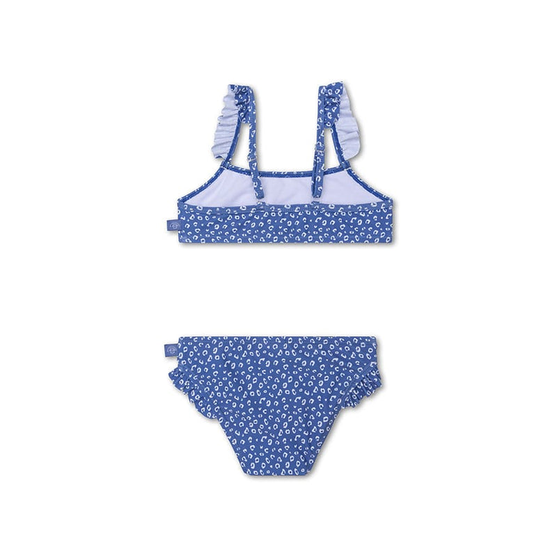 Afbeelding laden in galerijviewer, Leopard | blauw meisjes uv bikini
