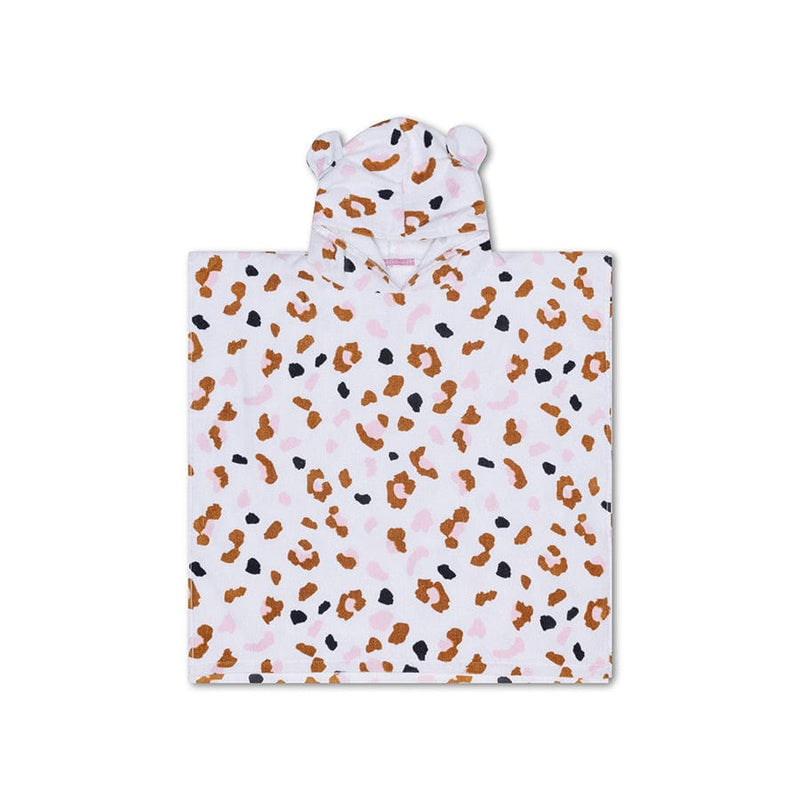 Afbeelding laden in galerijviewer, Leopard | kaki strandponcho 65 x 65 cm
