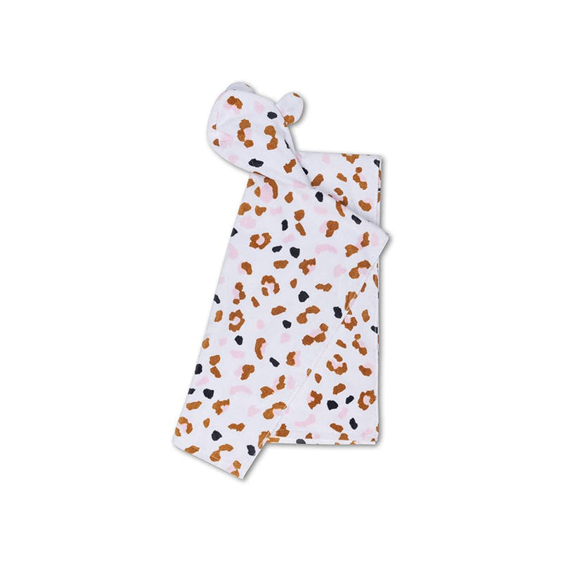 Afbeelding laden in galerijviewer, Leopard | kaki strandponcho 65 x 65 cm

