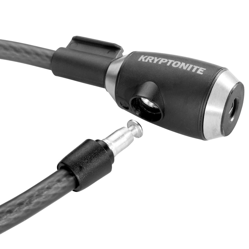 Afbeelding laden in galerijviewer, Kryptonite kryptoflex kabelslot fiets – slot voor terras, tuinmeubel, kinderfiets, step – 180 cm – staal – zwart
