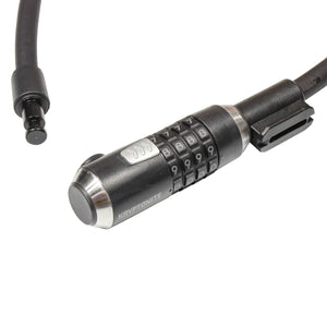Kryptonite kryptoflex 1218 cijferslot – kabelslot – spiraalkabel met combinatieslot – veelzijdig slot – 180 cm – staal – zwart
