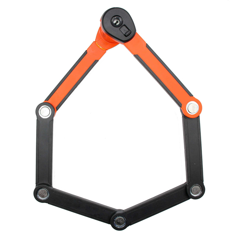 Afbeelding laden in galerijviewer, Kryptonite evolution 790 vouwslot – art-2 slot – vouwslot (elektrische) fiets – 90 cm lang - zwart oranje
